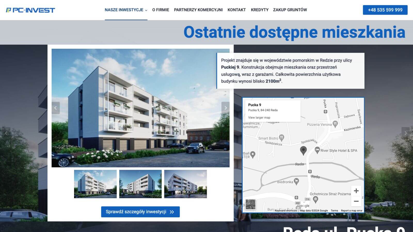 strona biznesowa pcinvest