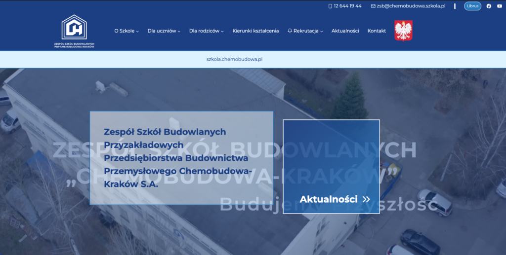 strona www dla szkoly chemobudowa strony wordpress 1