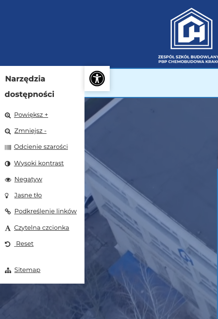 strona www dla szkoły chemobudowa, strony wordpress 4